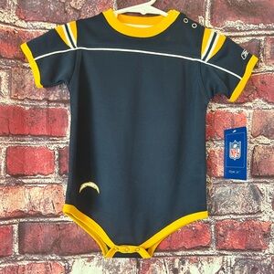 NFL Chargers Infant Bodysuit - Dark Blue and Yellow
